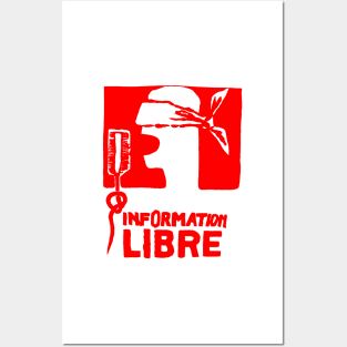 INFORMATION LIBRE Posters and Art